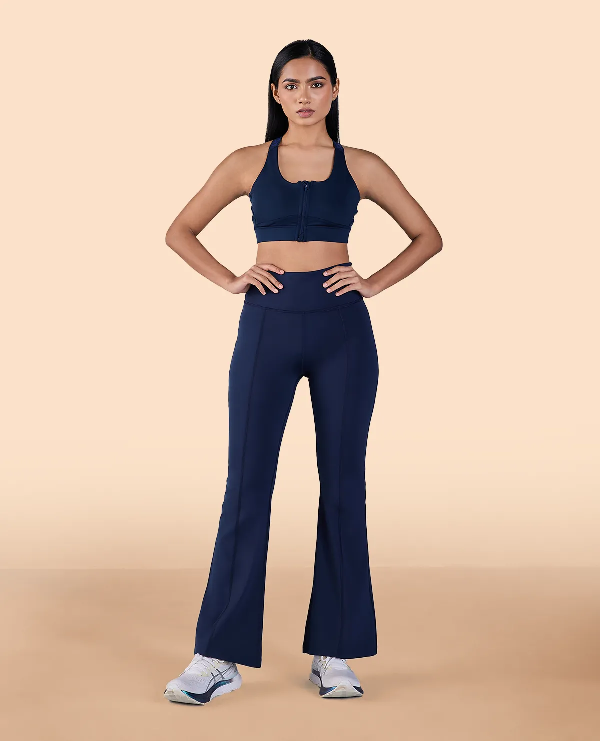 Formal Flare Pants in Second SKN Navy