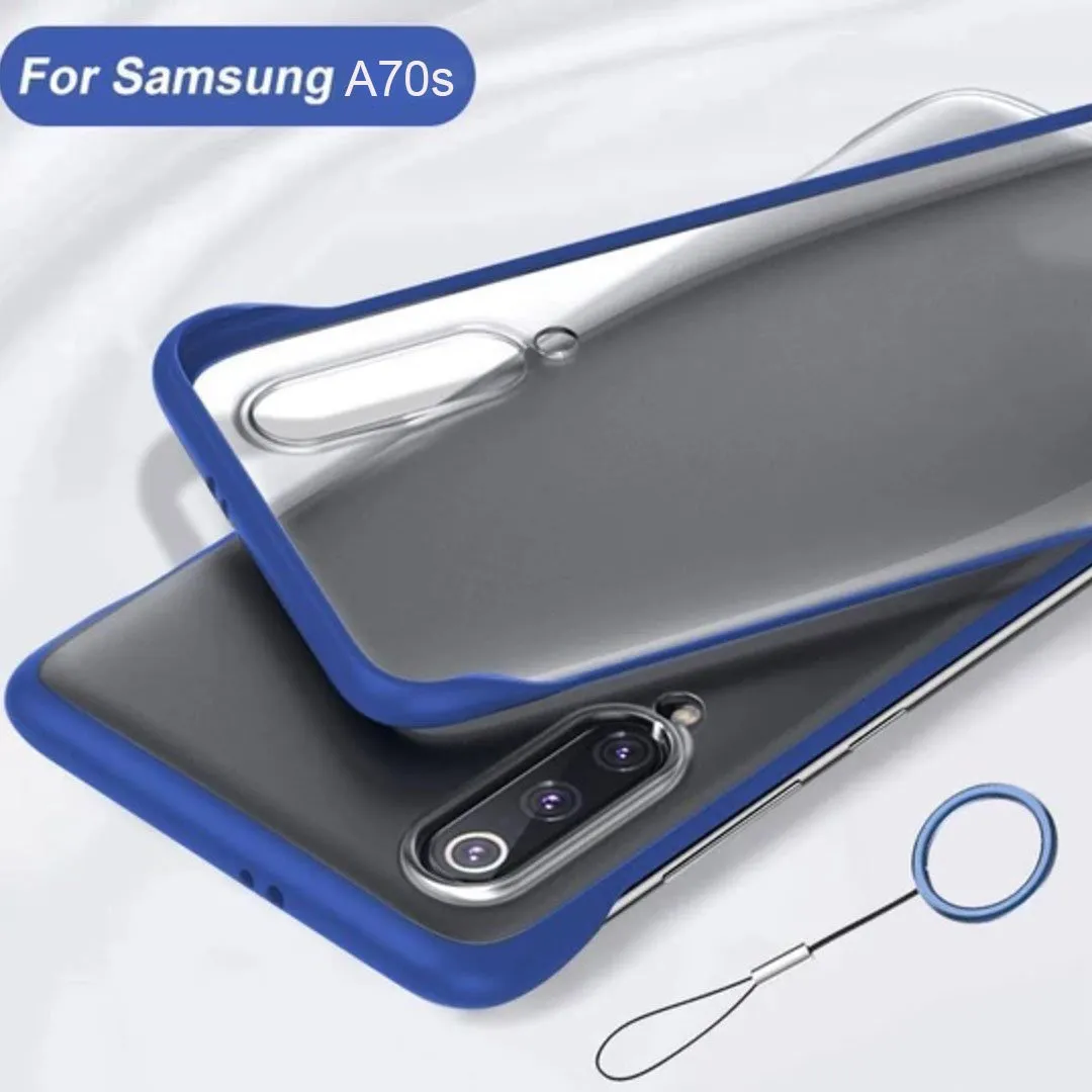 Galaxy A70s Luxury Frameless Transparent Case