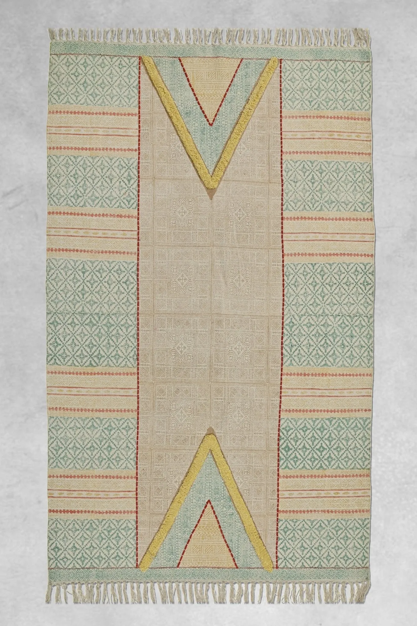 GANGES - BLOCK PRINTED RUG