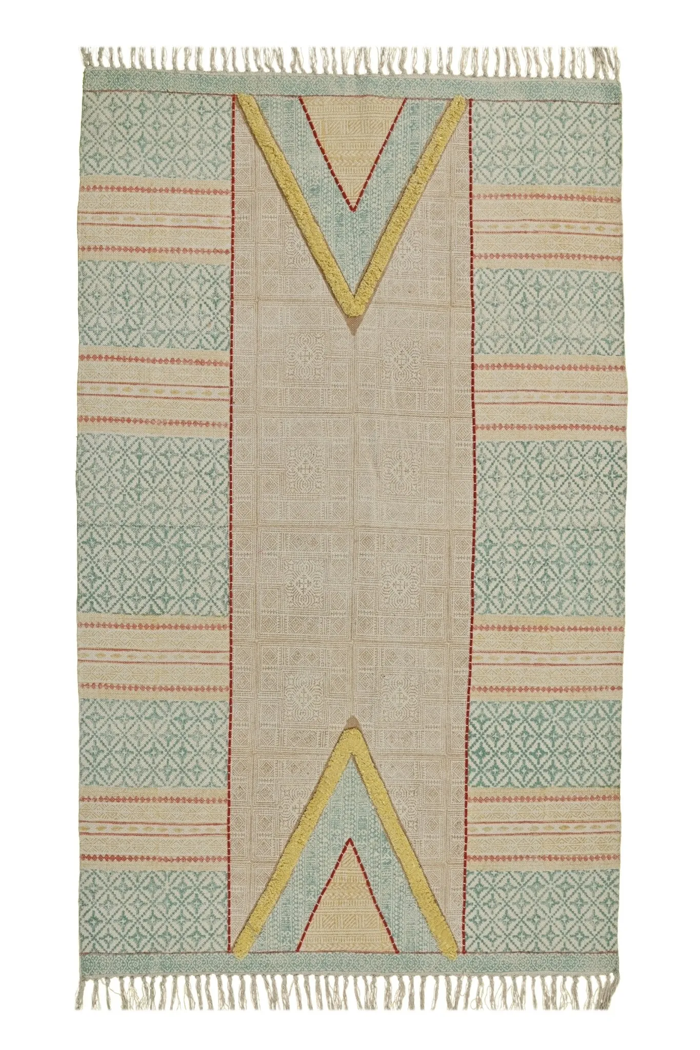 GANGES - BLOCK PRINTED RUG