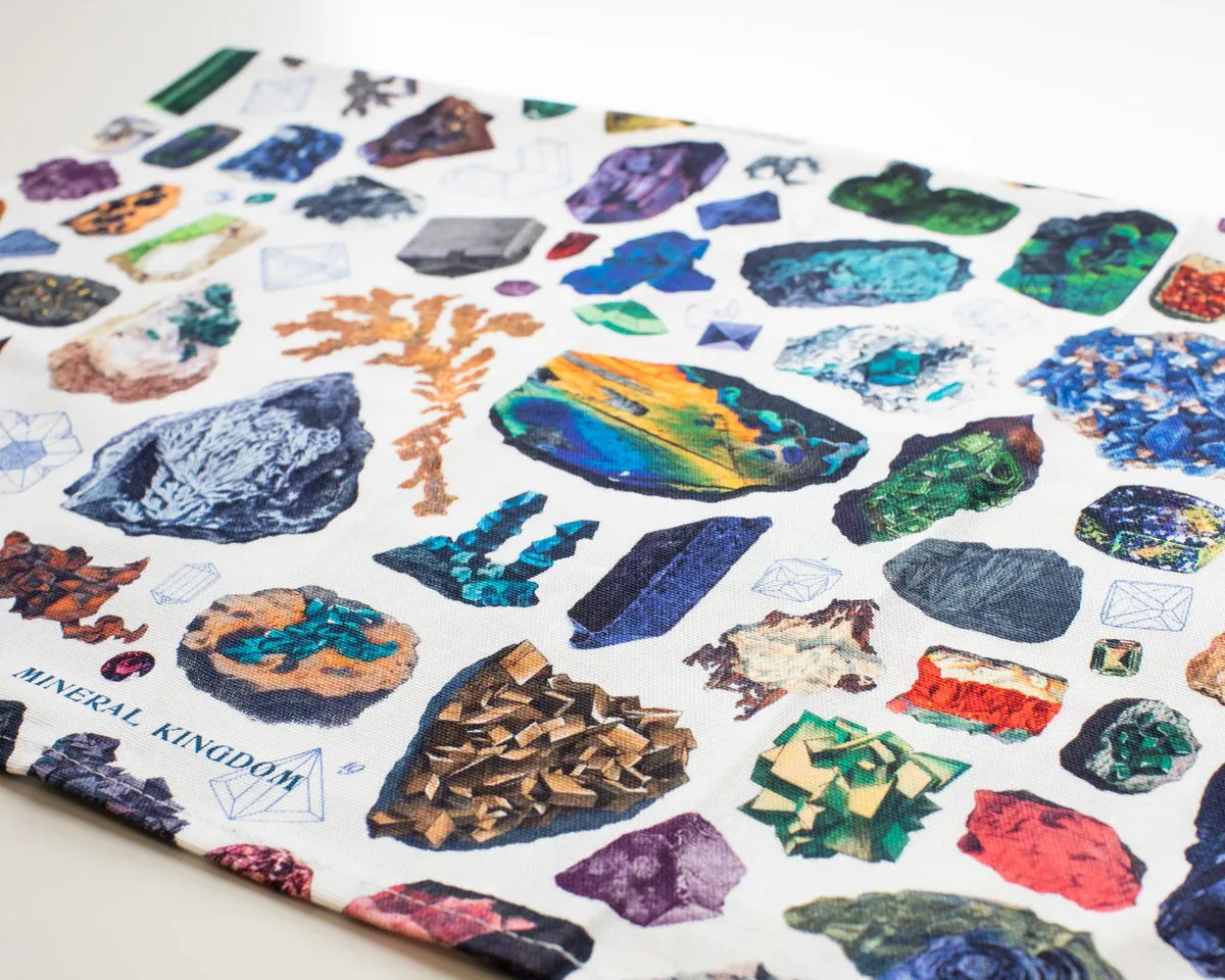 Gemology Printed Tea Towel