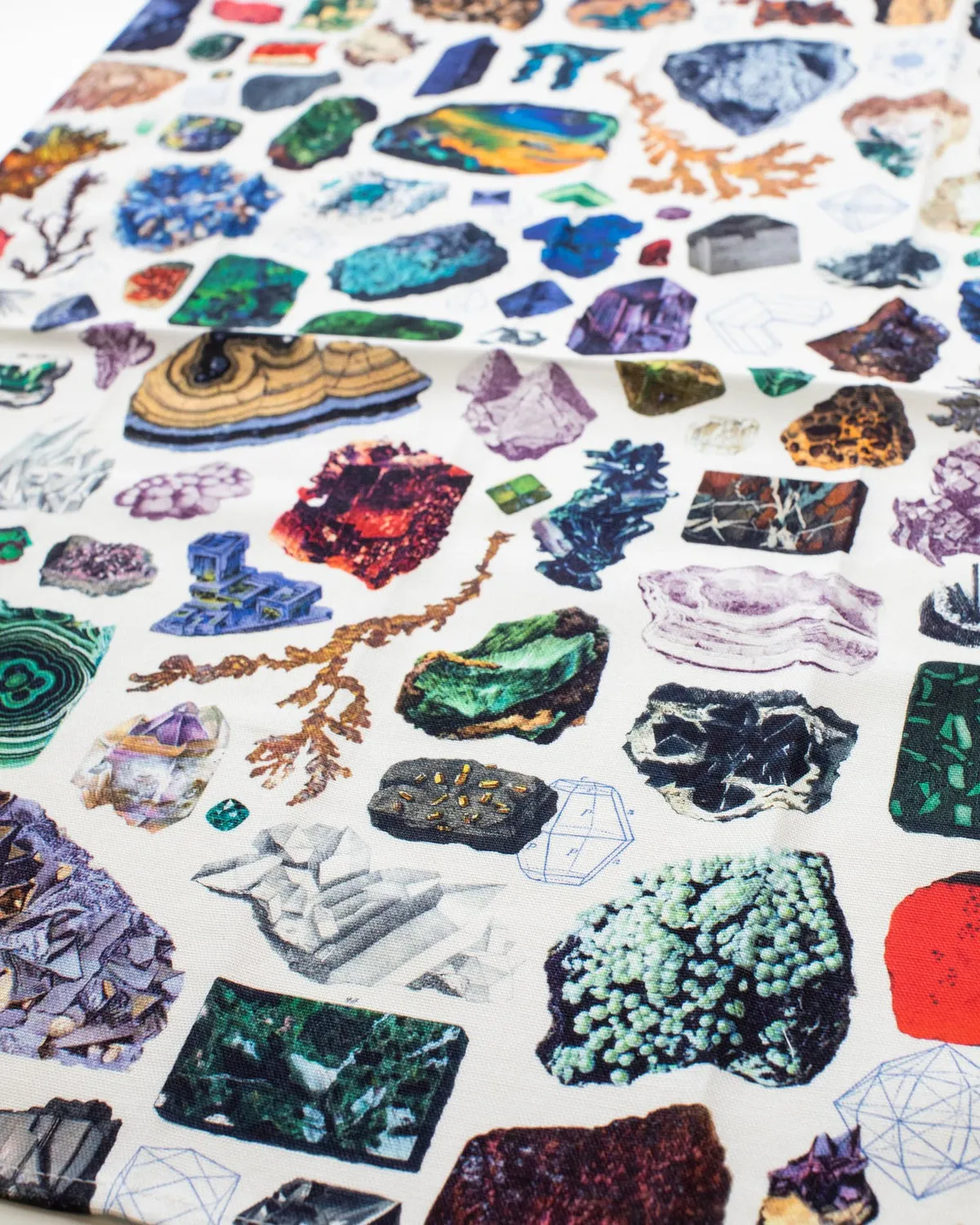 Gemology Printed Tea Towel