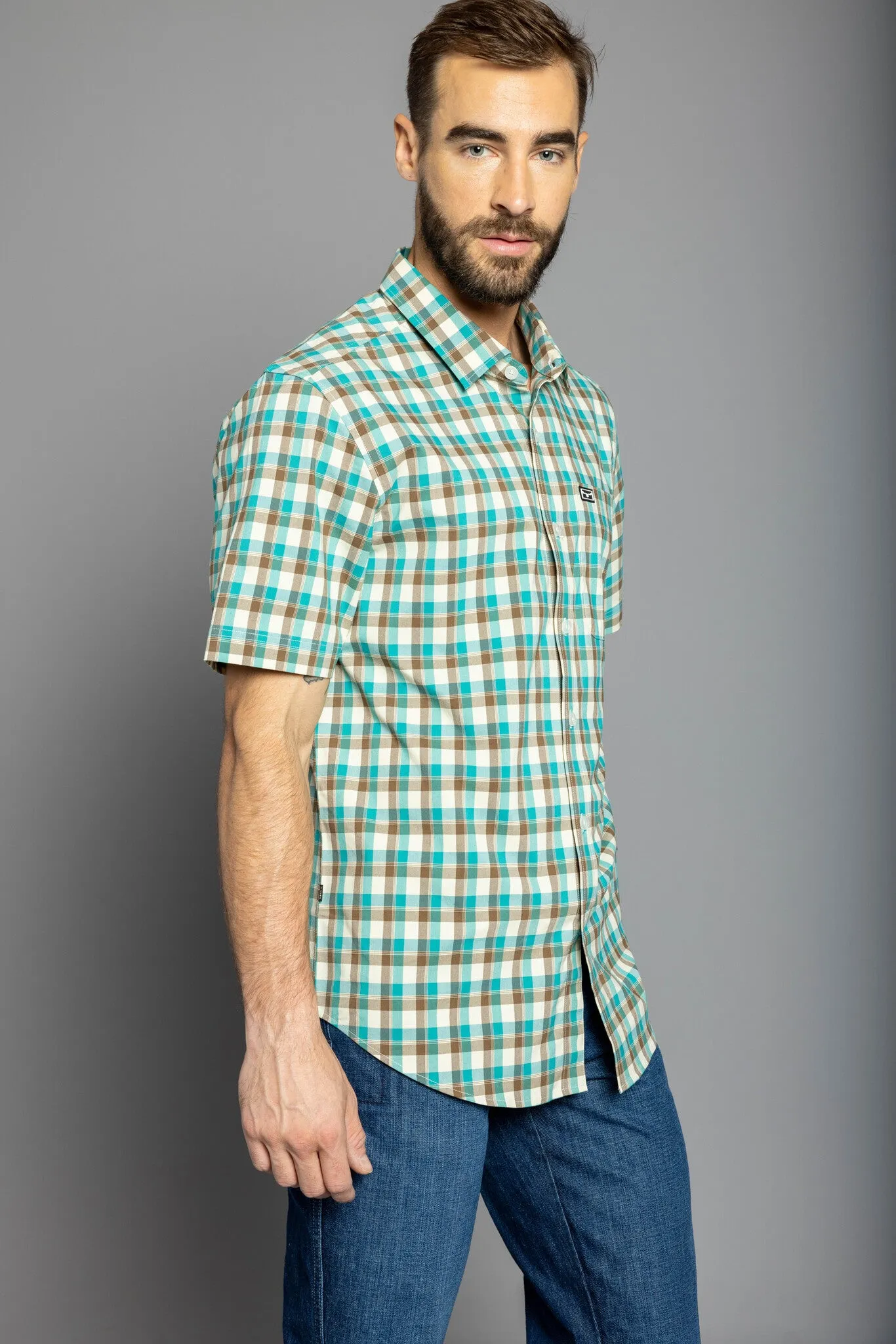 Go Round Plaid Dress Shirt