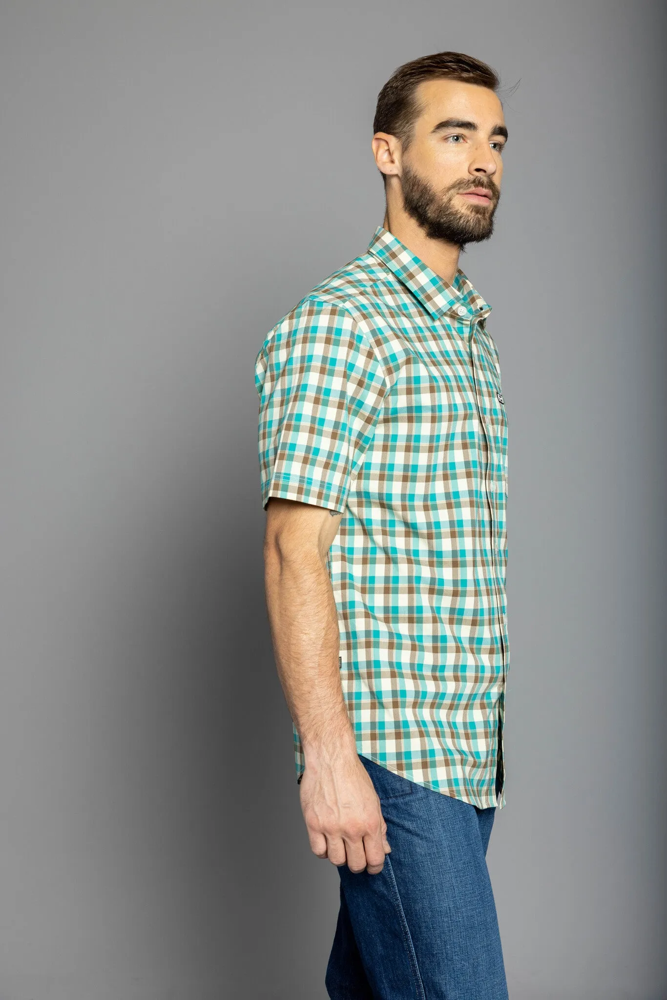 Go Round Plaid Dress Shirt