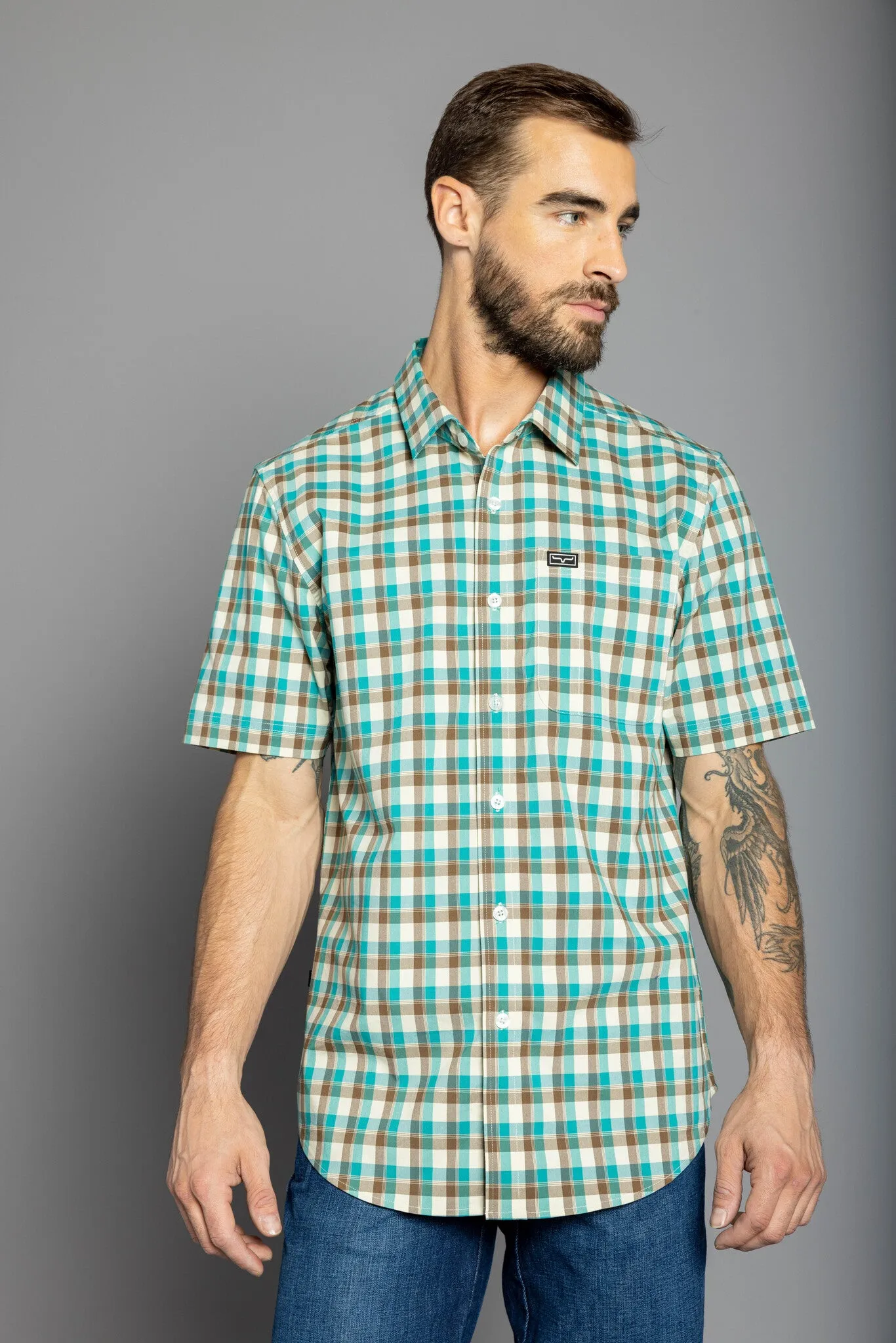 Go Round Plaid Dress Shirt