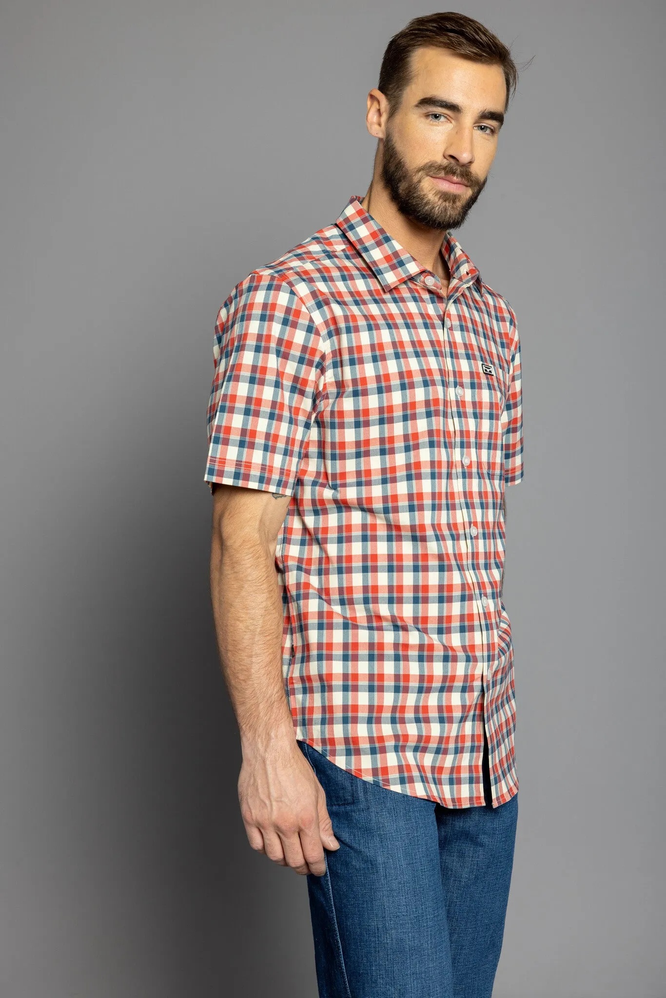 Go Round Plaid Dress Shirt