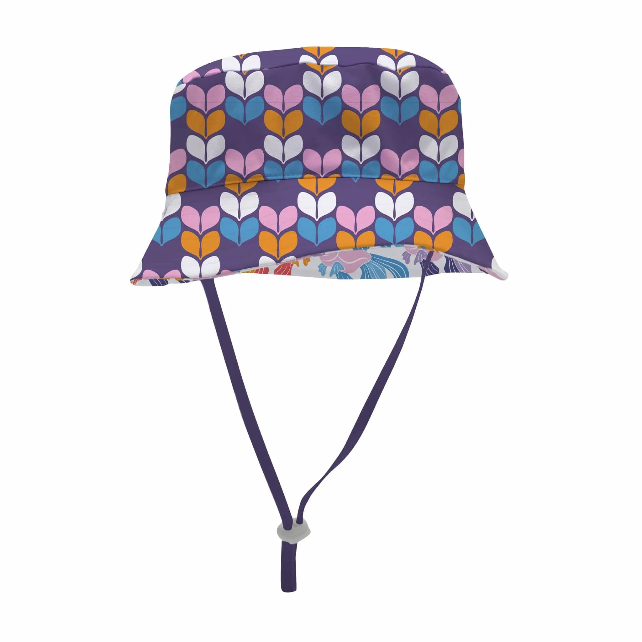 Goldfish Petal Reversible Bucket Hat