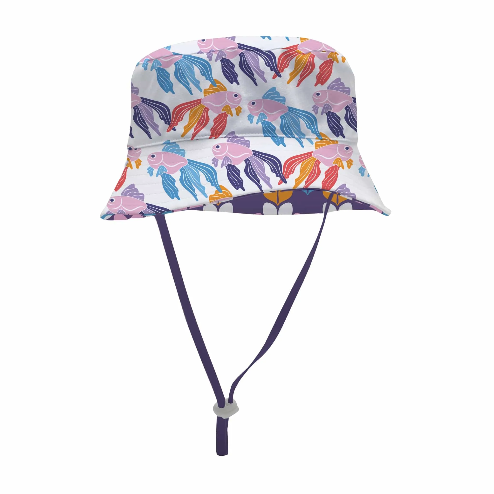 Goldfish Petal Reversible Bucket Hat