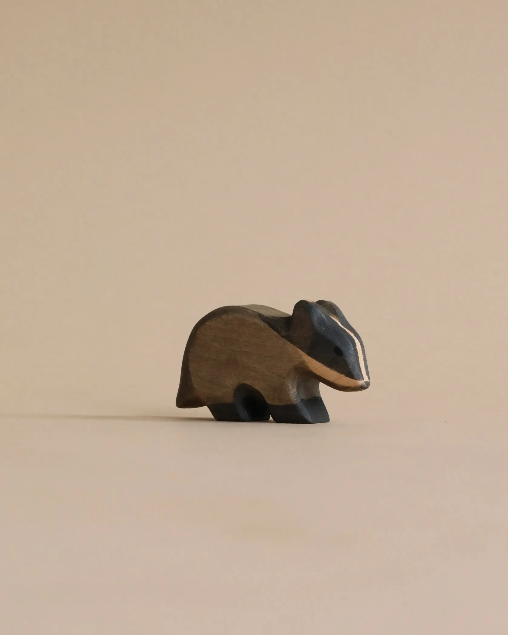 Handmade Badger Wooden Forest