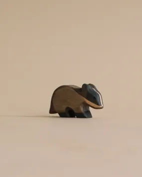 Handmade Badger Wooden Forest