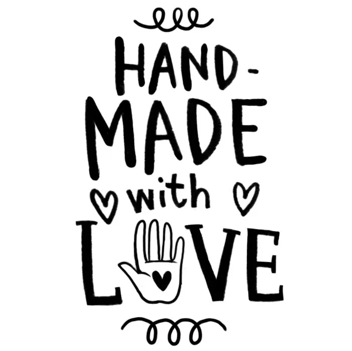 Handmade With Love Stamp