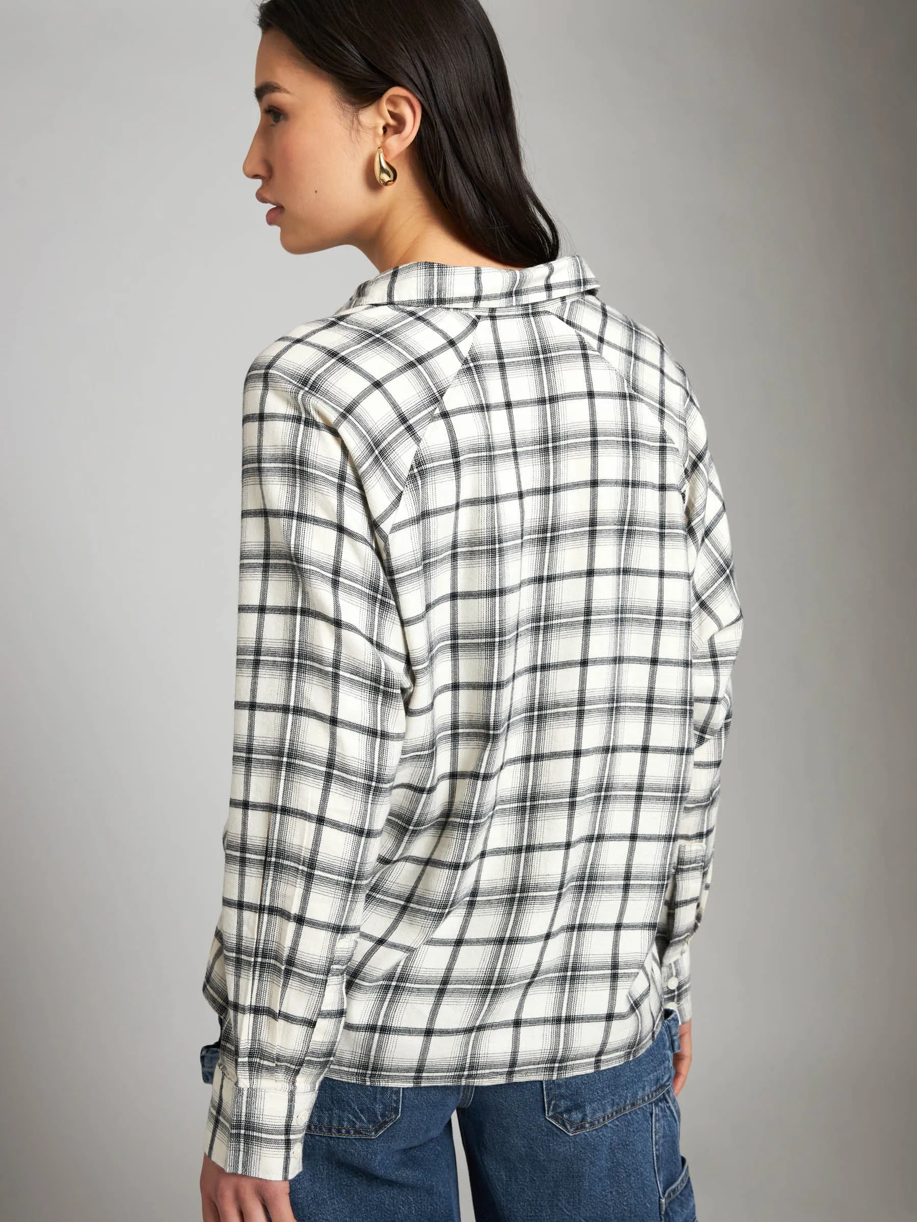 Harrison Plaid Raglan Shirt