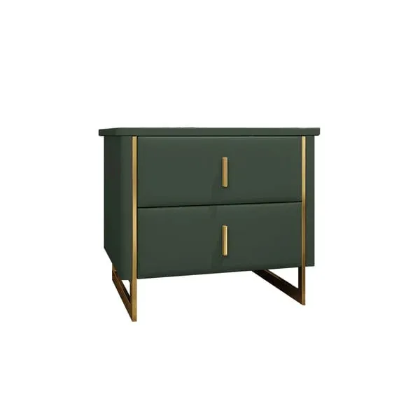 Hexo Luxury Side Table With 2 Drawers