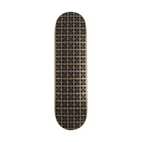 Hockey Plaid Deck Gold 8.18"