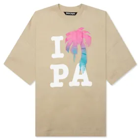 I Love PA Loose Tee - Beige/Multi