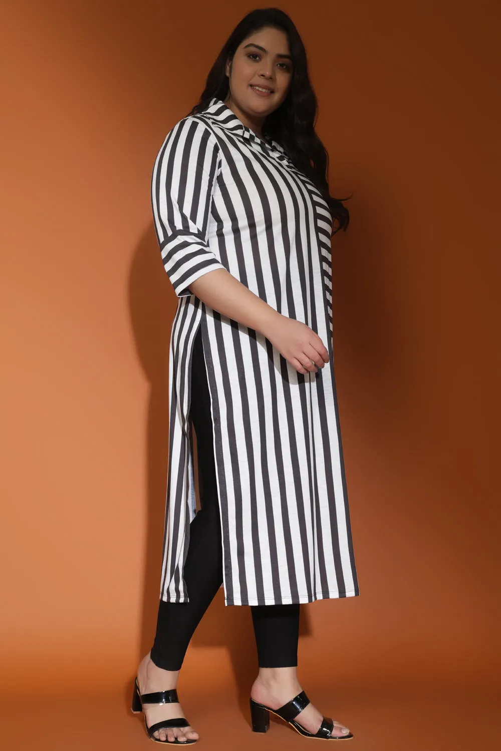 Interesting Stripes Printed Kurta