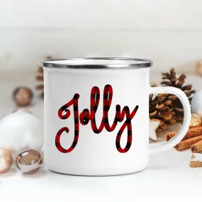 Jolly Plaid Campfire Mug - On Hand