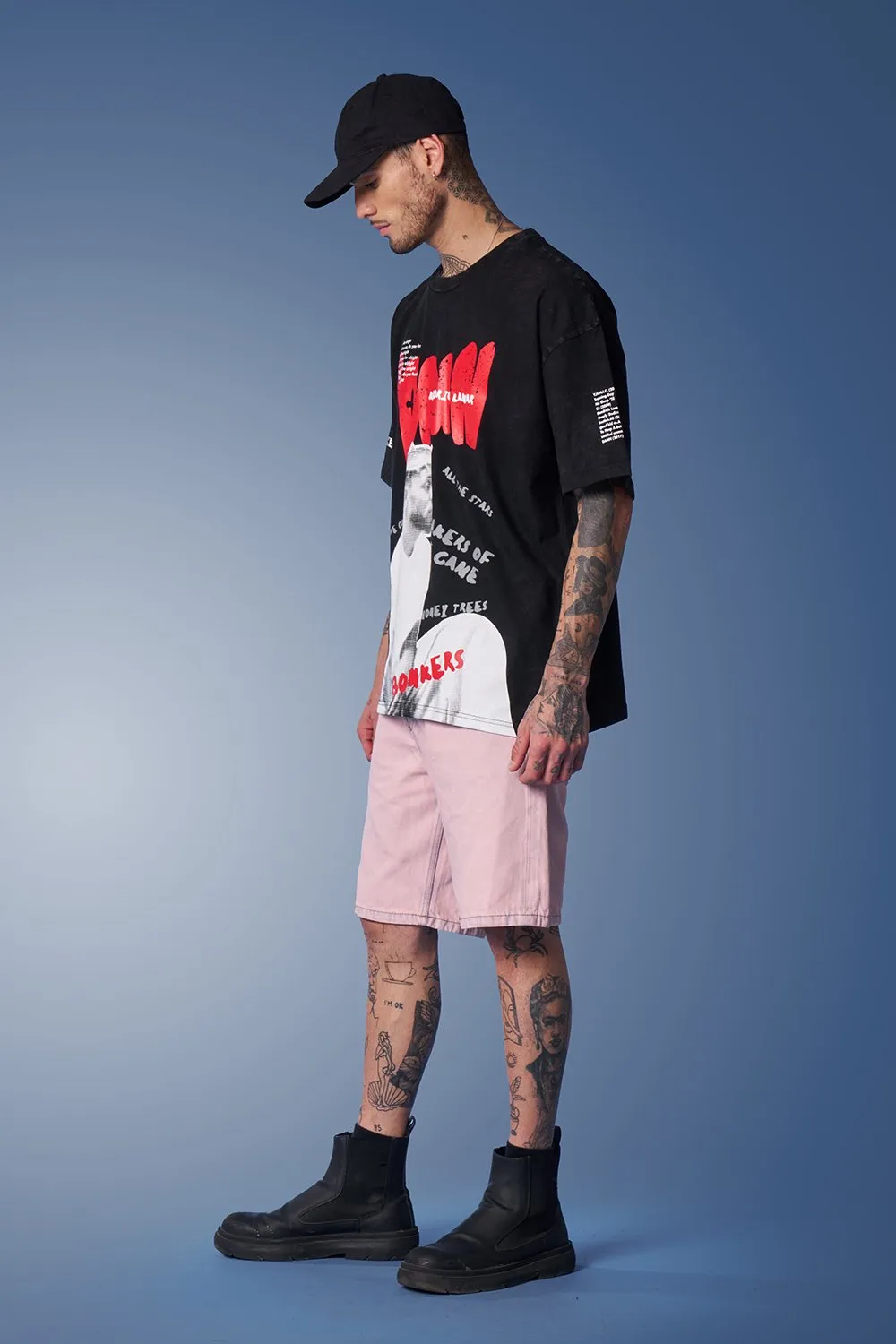 Trendy Kendrick Lamar Faded Oversized T-Shirt - Comfortable and Stylish Graphic Tee for Casual Outfits