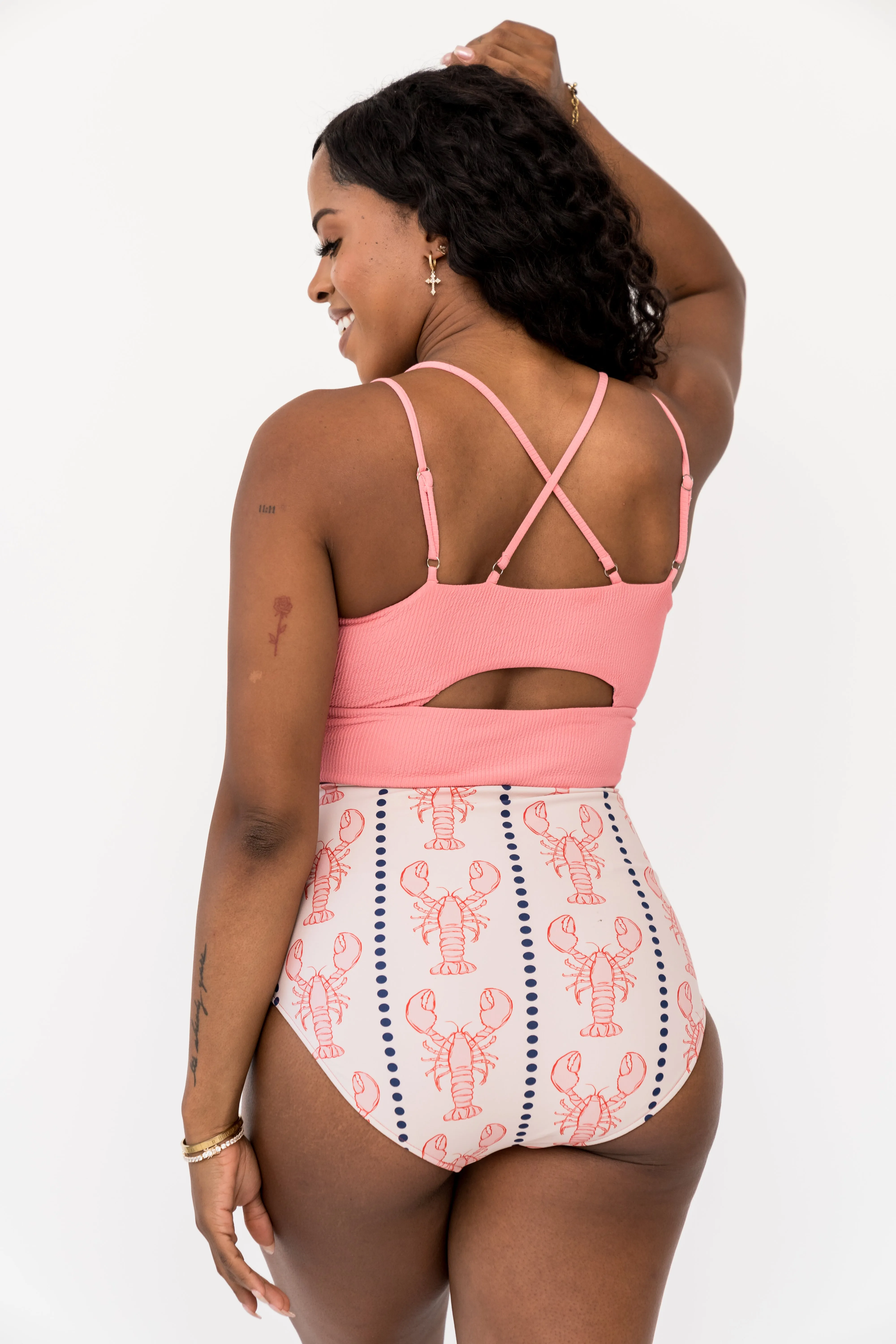 Leisure Reversible Bottom | Nautical Red Lobster