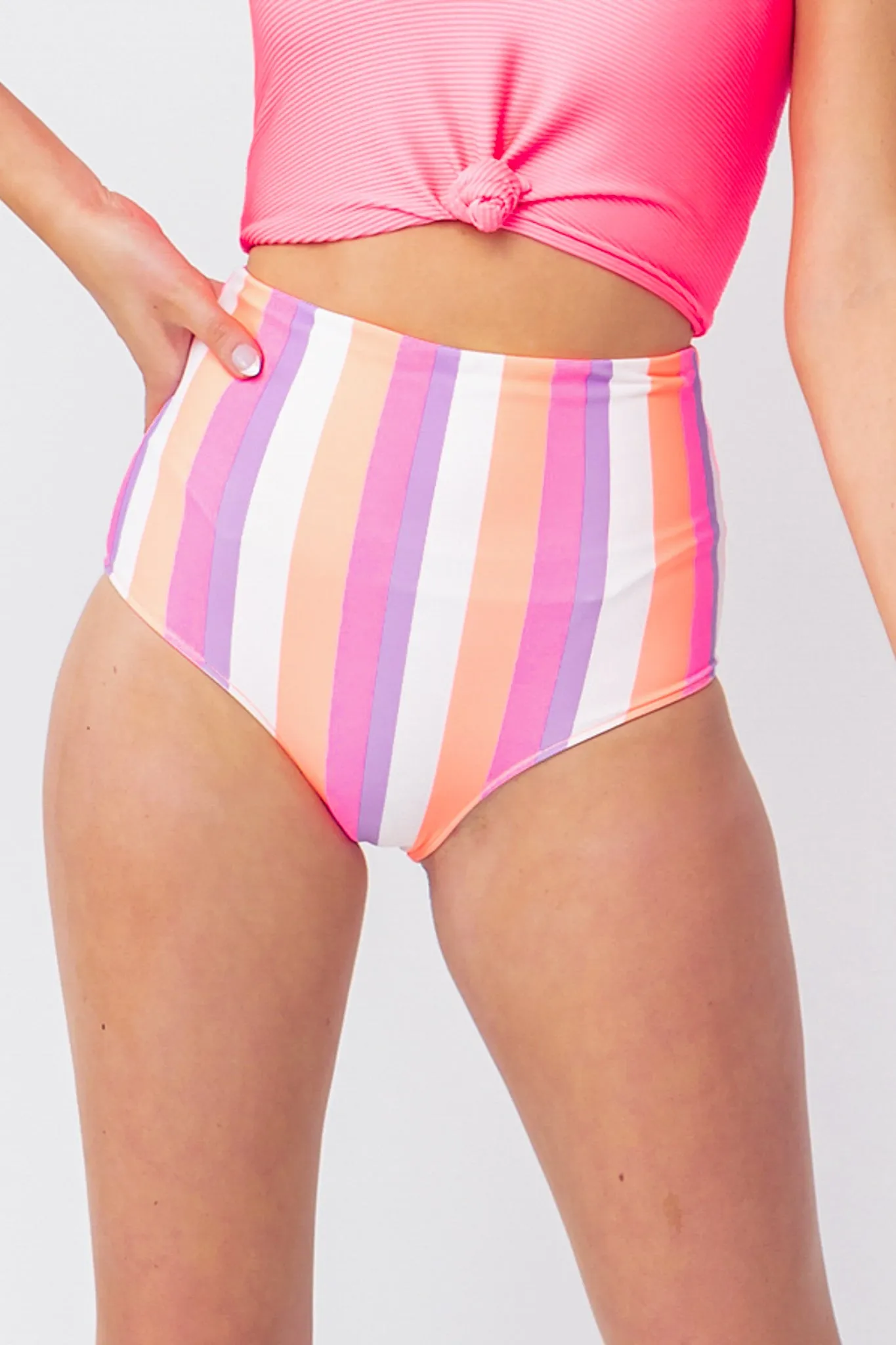 Leisure Reversible Bottom | Sherbet Stripe