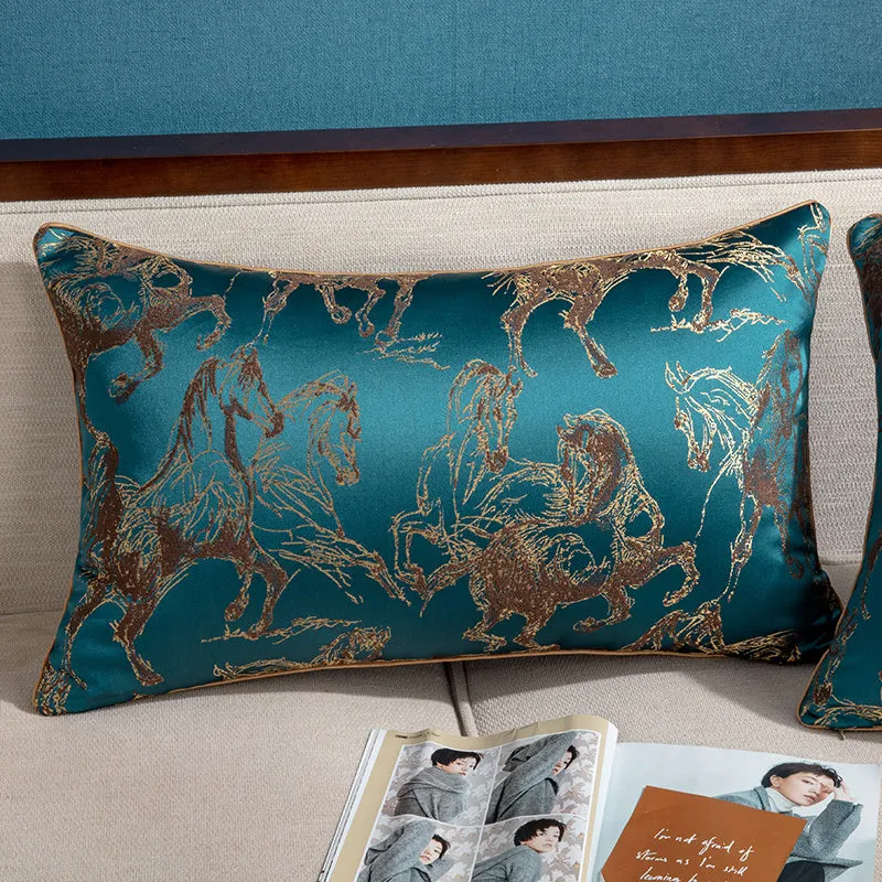 Light Luxury High Precision Jacquard Sofa Cushion Luxury Pillow