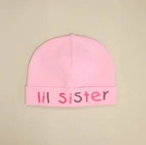 Lil Sister Printed Hat