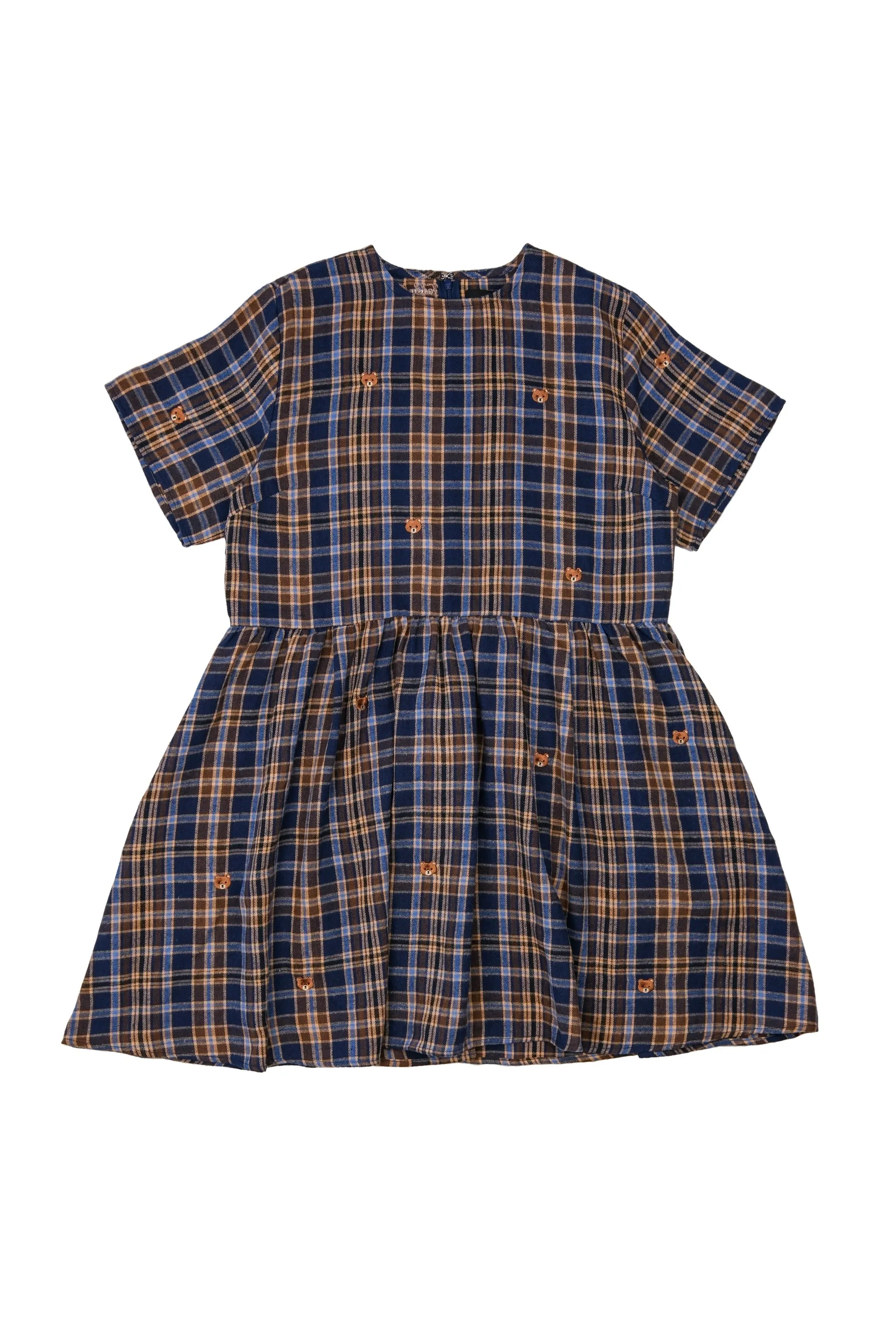 Little Bears Plaid Dress