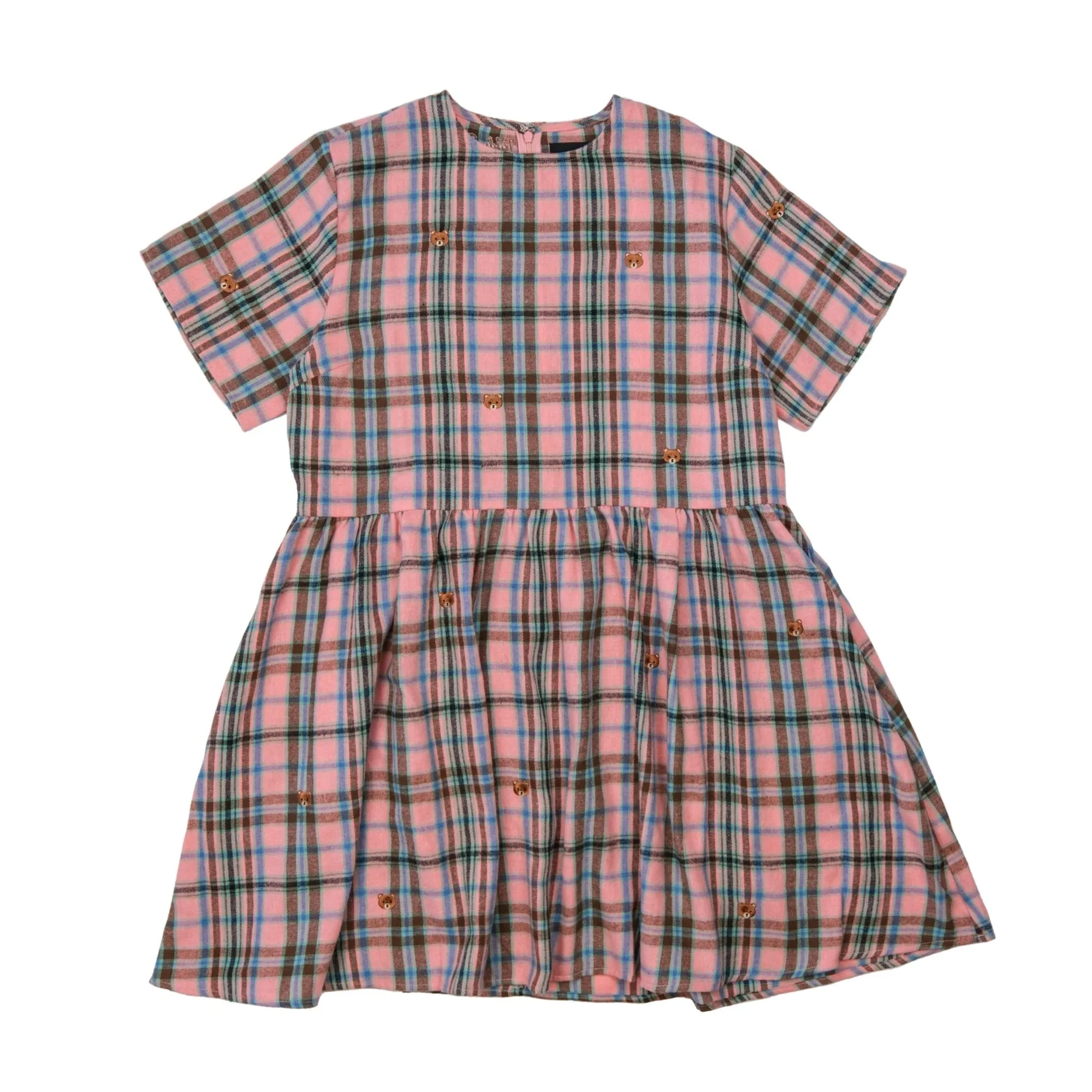 Little Bears Plaid Dress