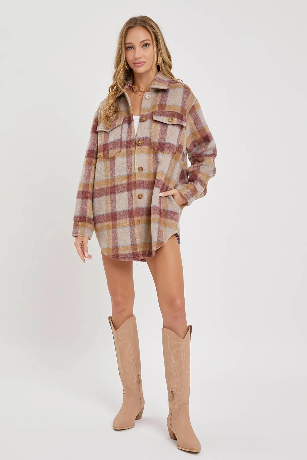 Lolita Plaid Shacket