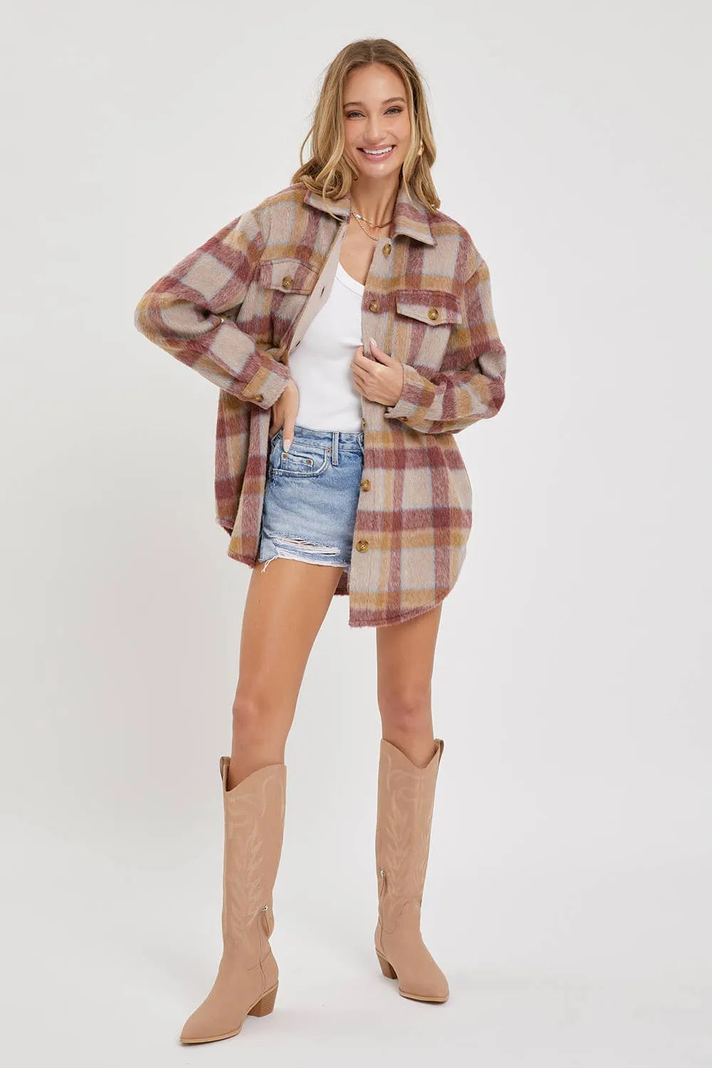 Lolita Plaid Shacket