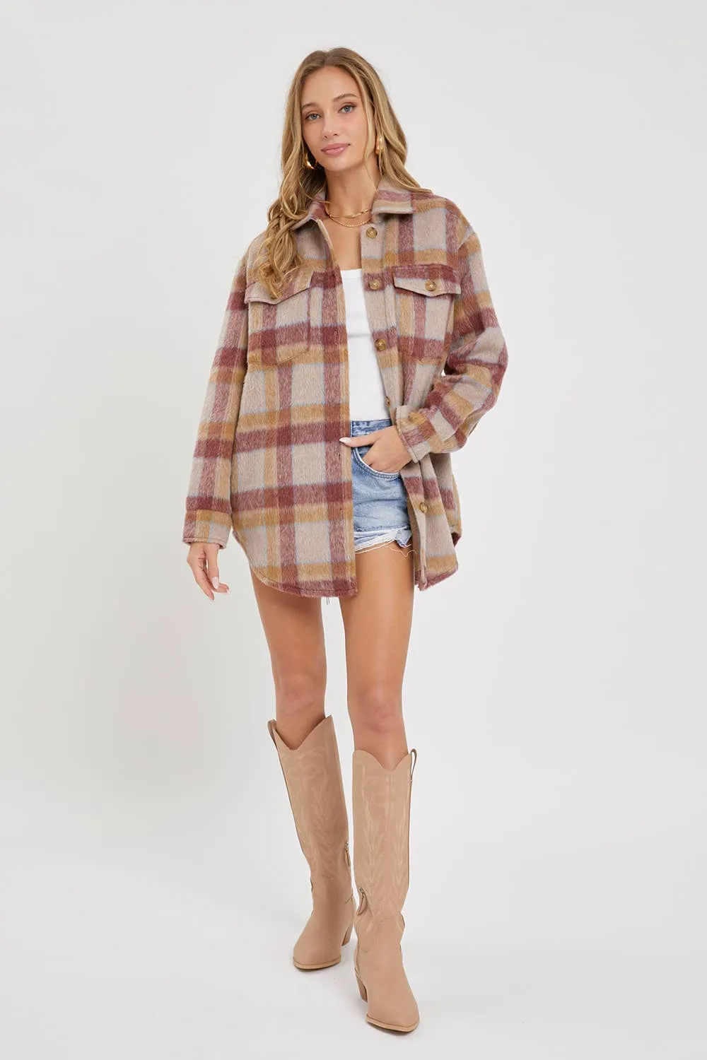 Lolita Plaid Shacket