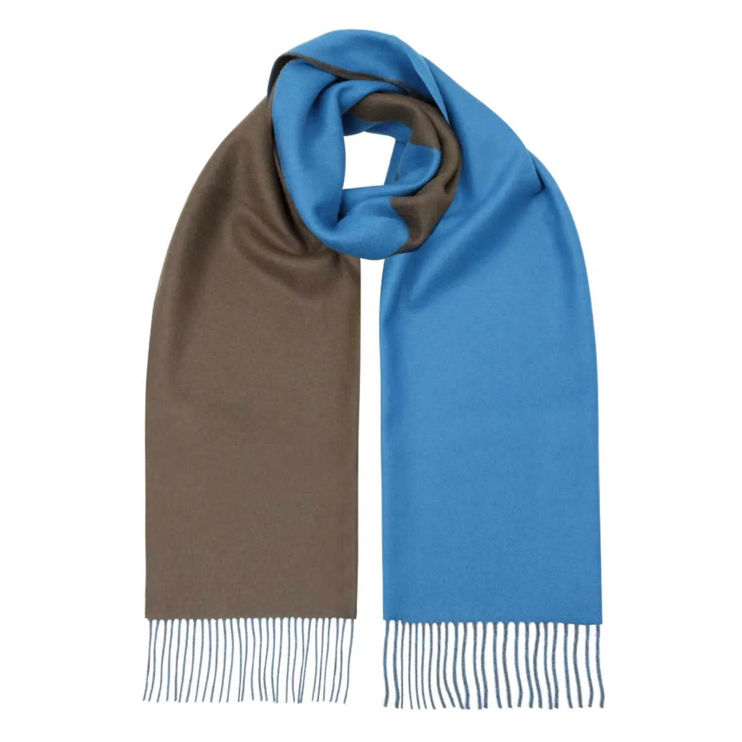 Long Reversible Cashmere Scarf | Lomond