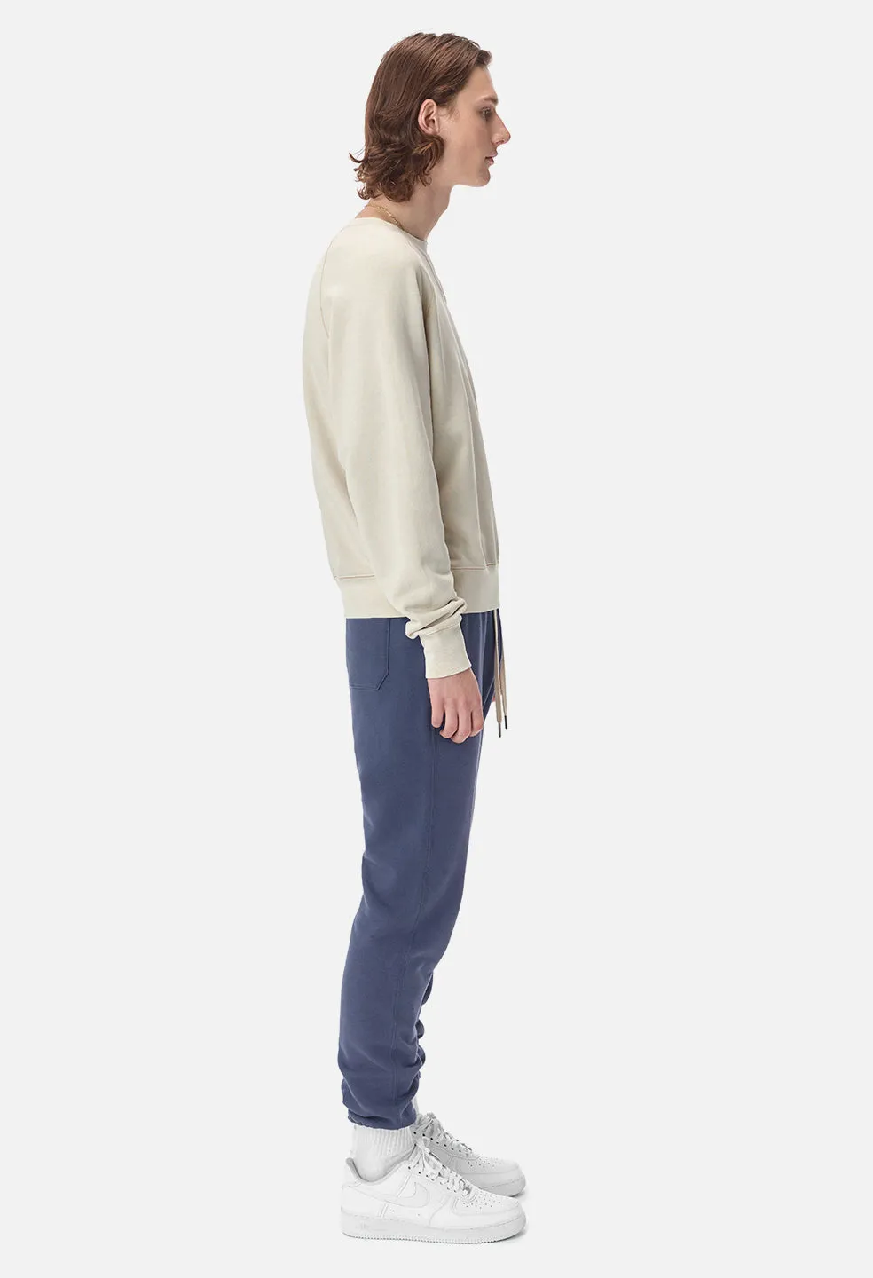 Loose Stitch Raglan Crew / Washed Dune