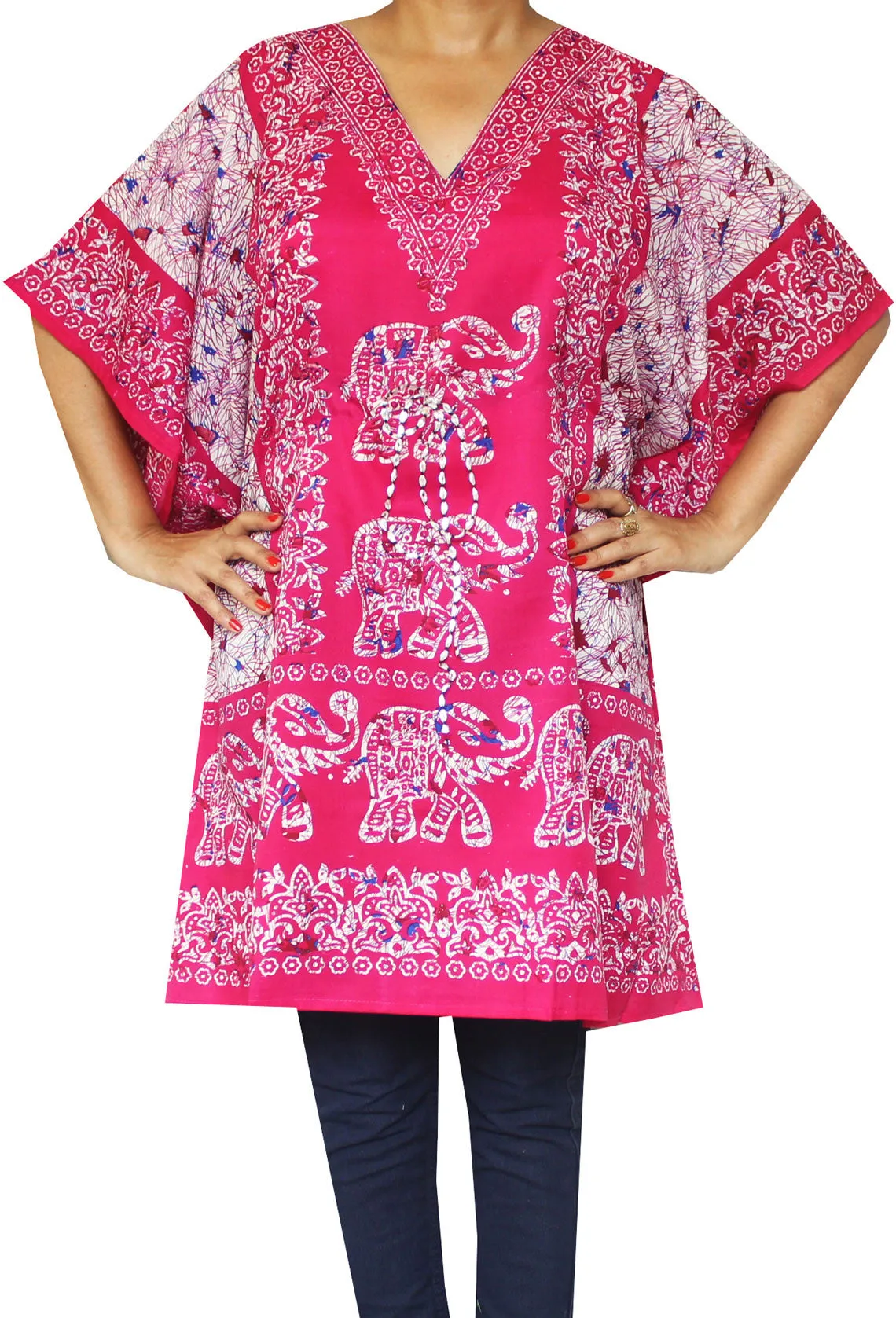 Loungewear Printed Womens Caftan Loungewear