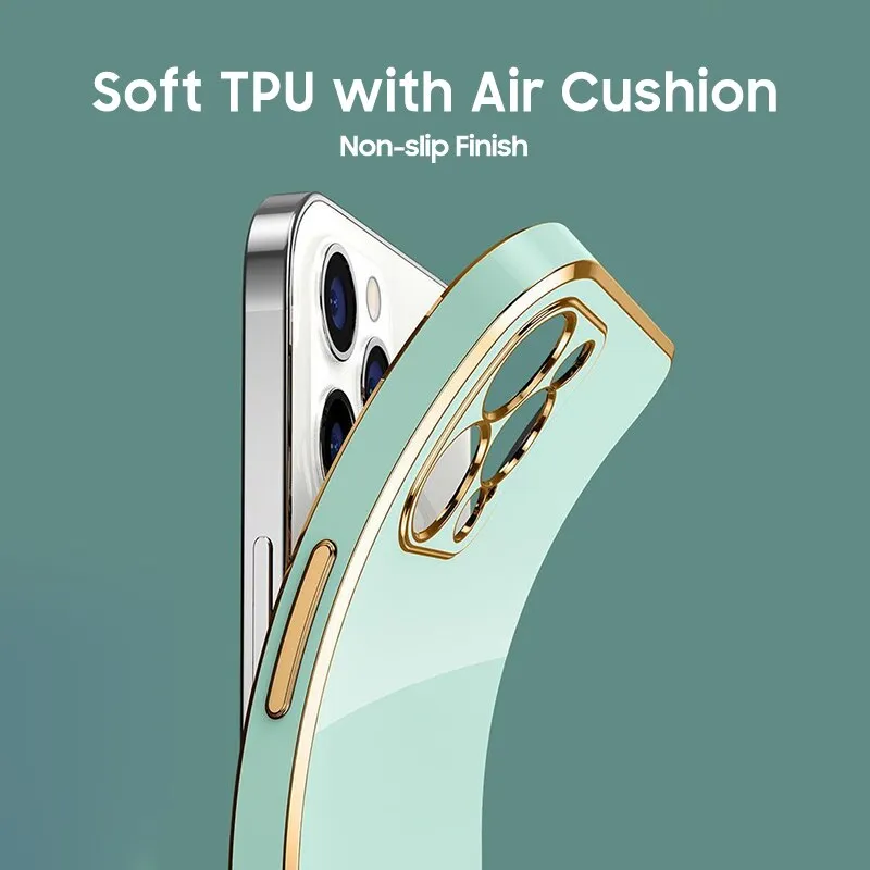 Luxury Electroplated Soft TPU Phone Case For Samsung