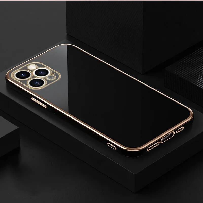 Luxury Electroplated Soft TPU Phone Case For Samsung