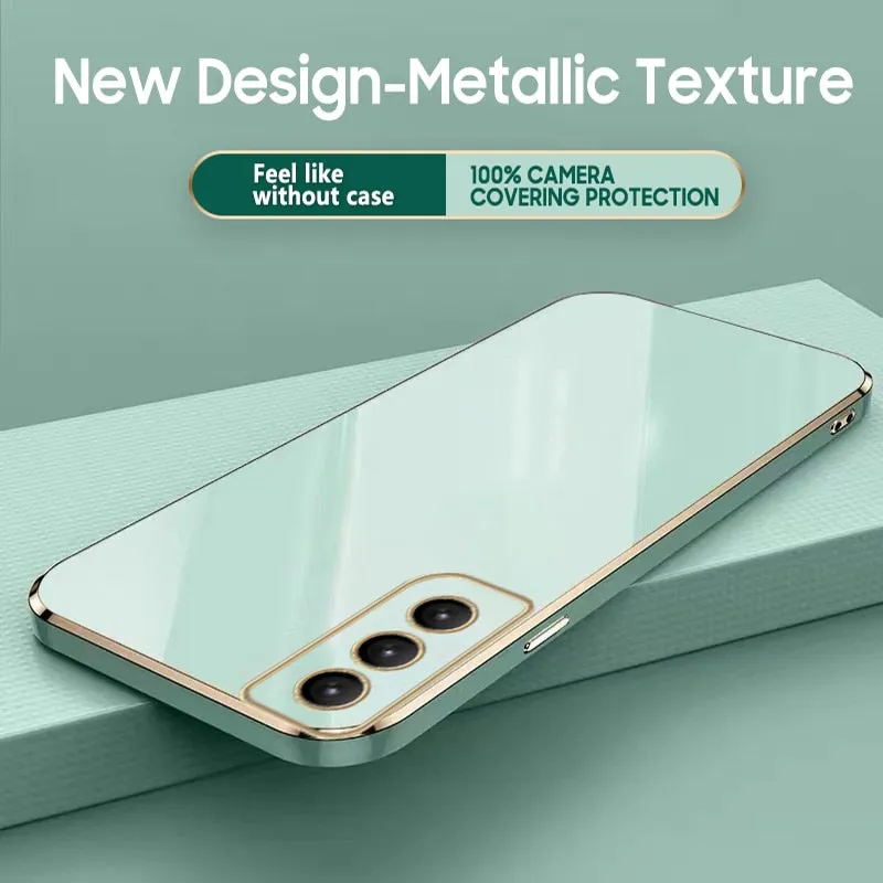 Luxury Electroplated Soft TPU Phone Case For Samsung