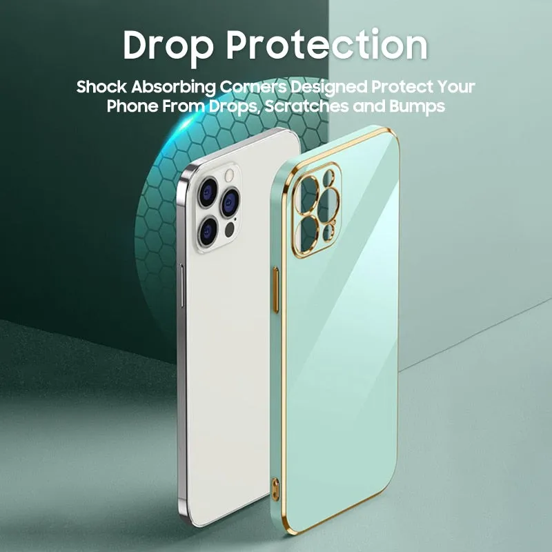 Luxury Electroplated Soft TPU Phone Case For Samsung