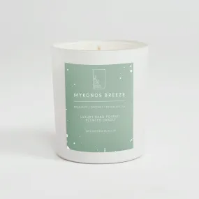 Luxury Hand-Poured Candle 'Mykonos Breeze'