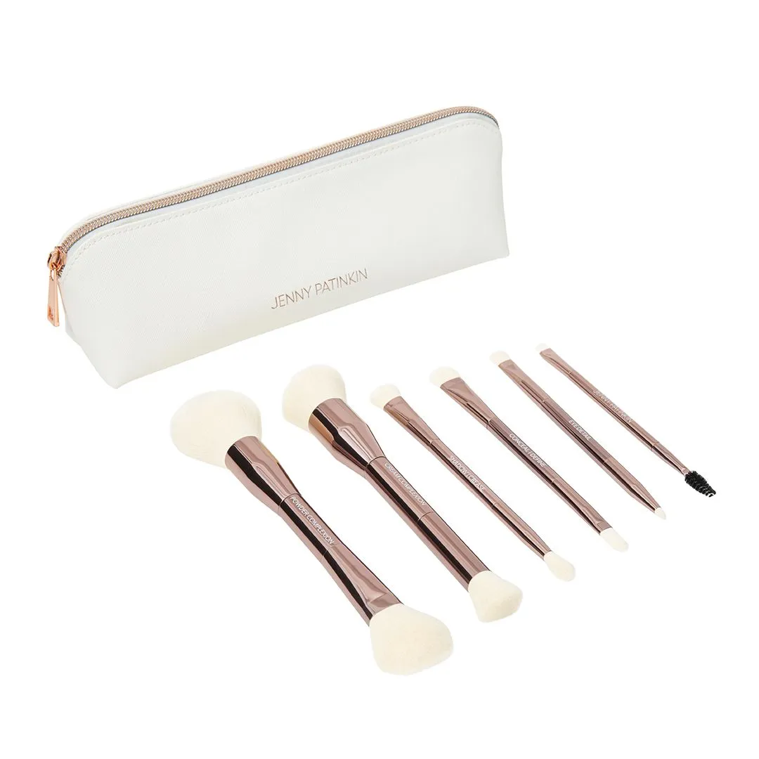 Luxury Sustainable Dual-Ended Makeup Brush Set