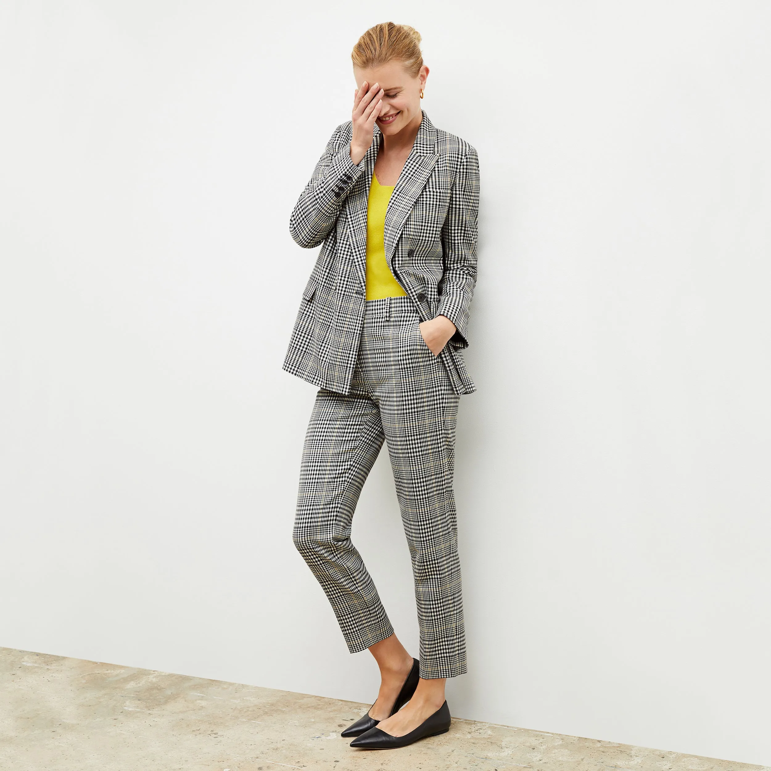 Mejia Pant - Plaid Sharkskin :: Multi