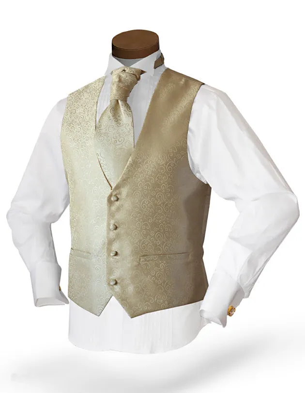 Men's Formal Vest Set - Prom - Wedding - Homecoming- Mika Cream