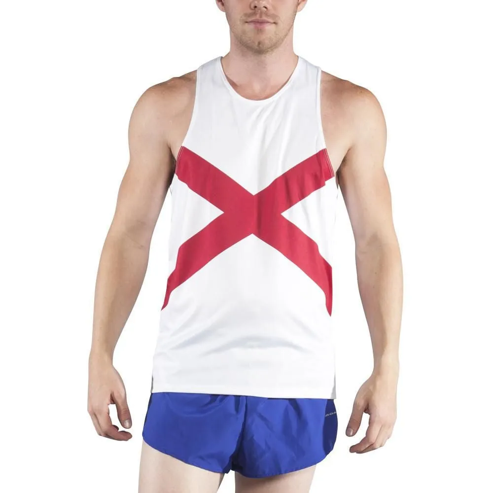 Men's Printed Singlet- Alabama