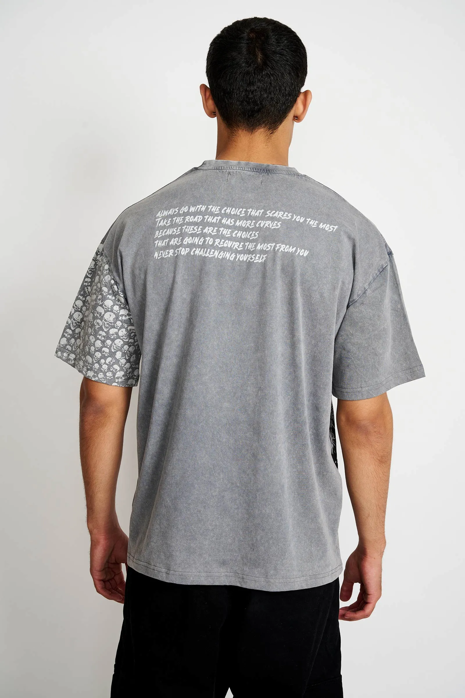 Motordrip Faded Effect Oversized T-shirt