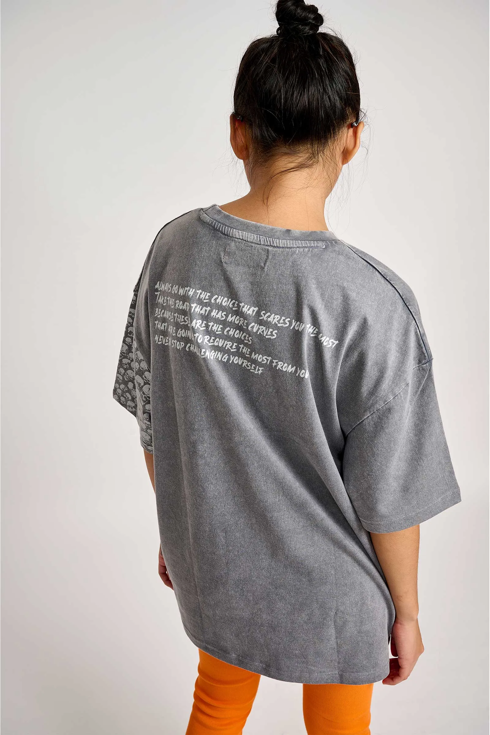 Motordrip Faded Effect Oversized T-shirt