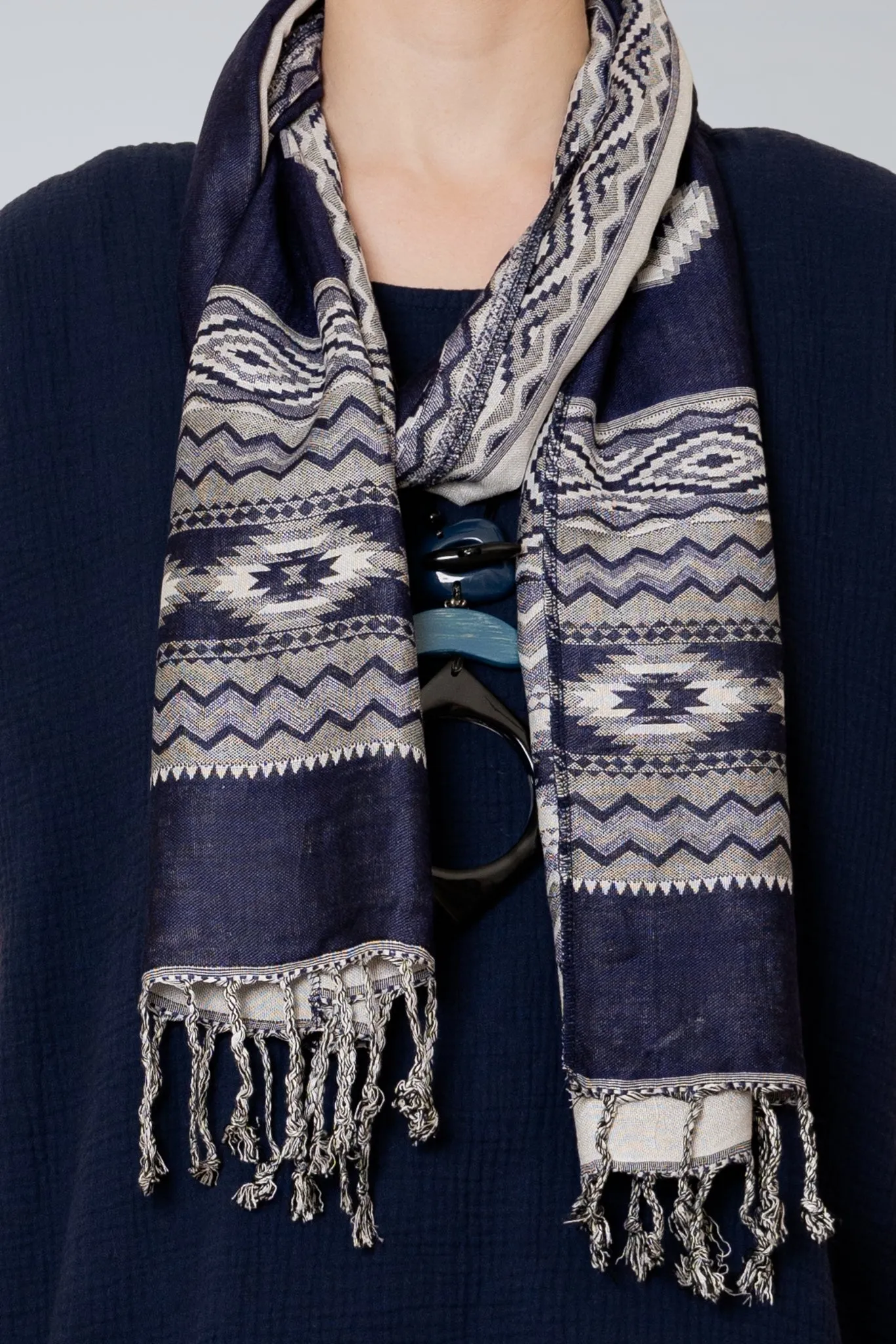 Narrow Printed Scarf