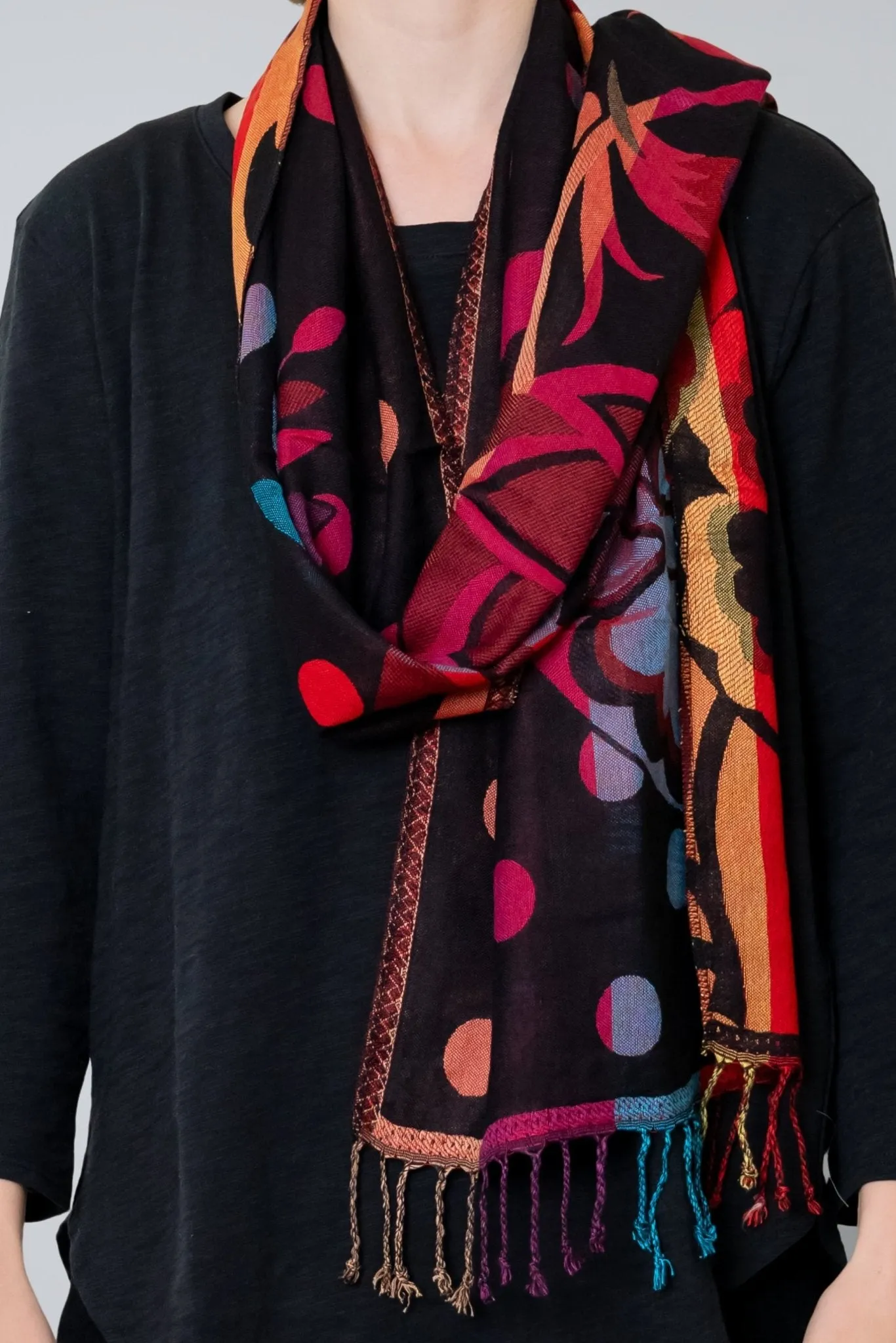 Narrow Printed Scarf