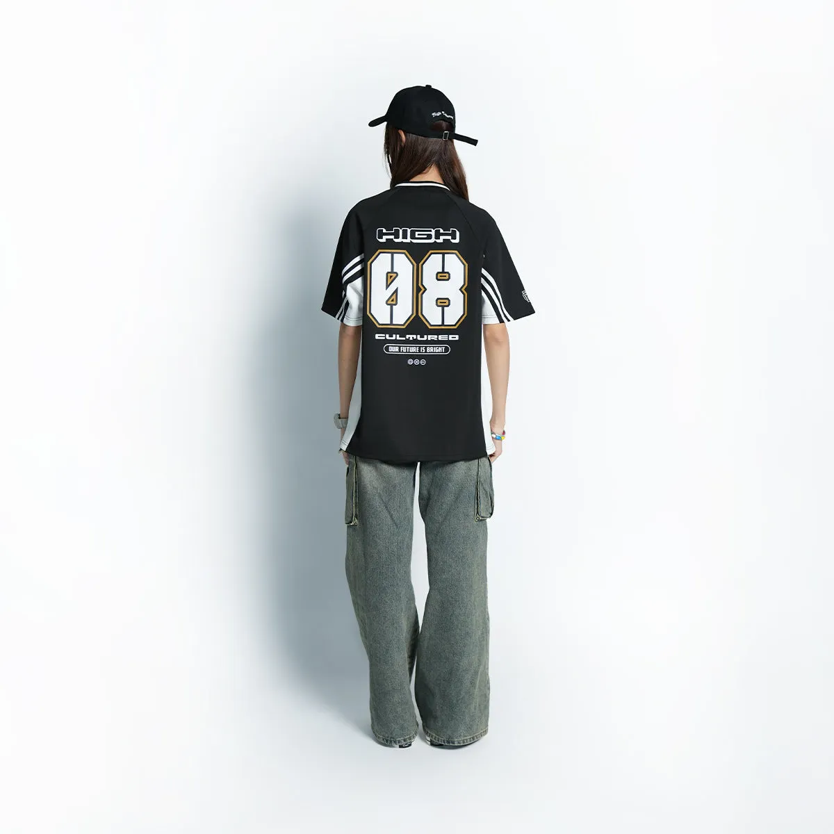 Obsidian Knights Jersey Loose Tee - 1042