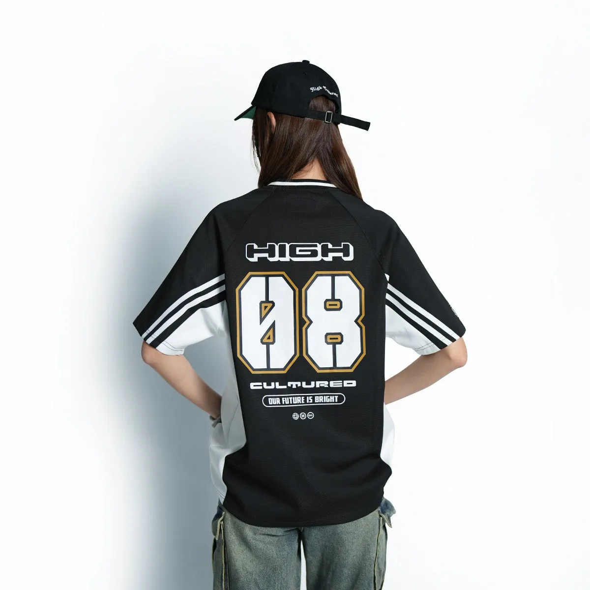 Obsidian Knights Jersey Loose Tee - 1042