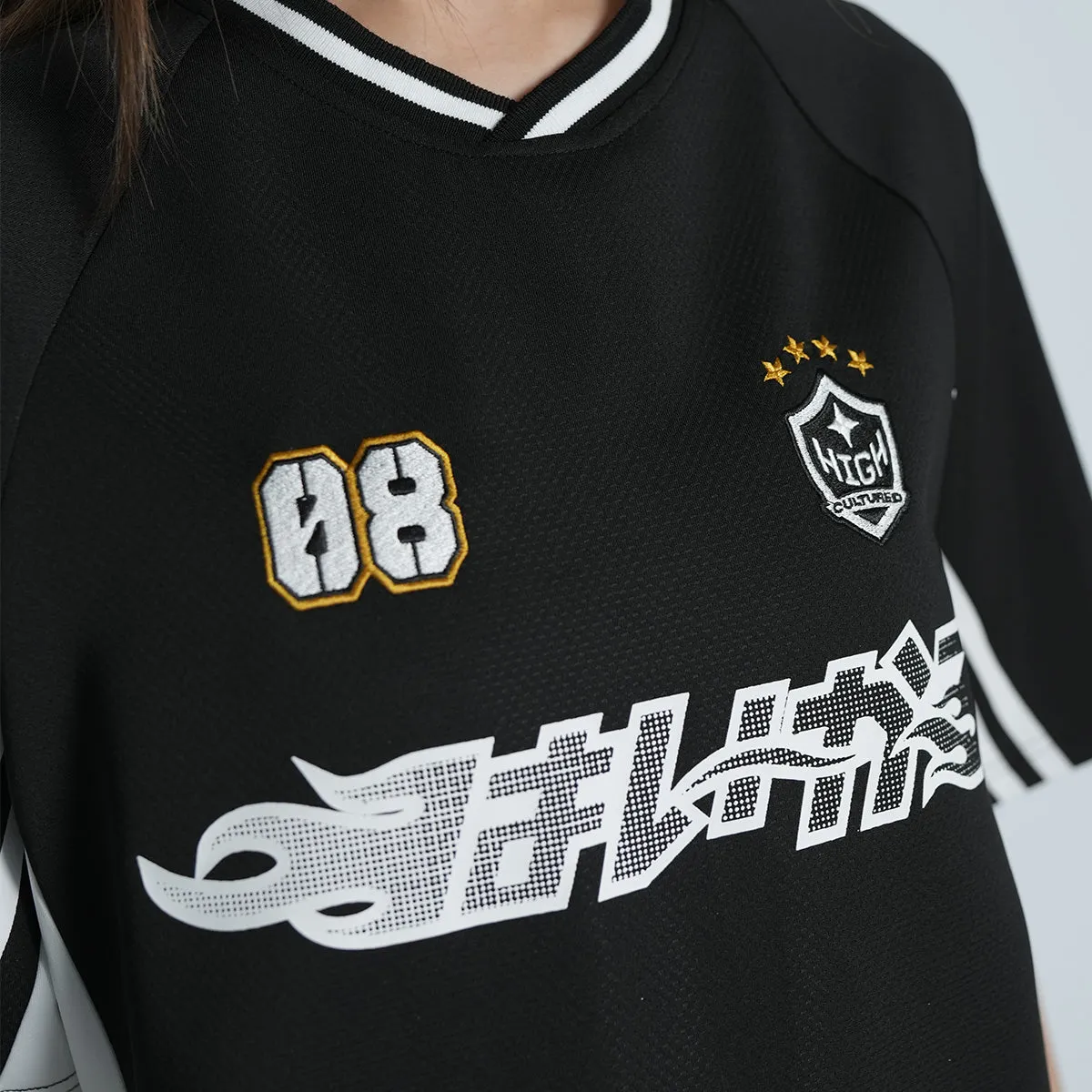 Obsidian Knights Jersey Loose Tee - 1042